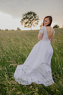 Tehotenské oblečenie - Svadobné šaty – Dalia - 15685506_