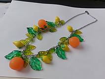 Náhrdelníky - Citrusový náhrdelník - 15688013_