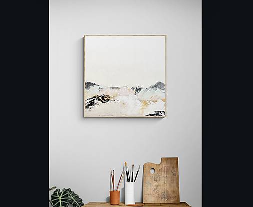 Obrazy - Pastel landscape 60x60 - 15687564_