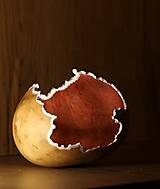 Svietidlá - Gourd #G05 | Kalabasa, prírodná drevená lampa a dekorácia - 15688867_