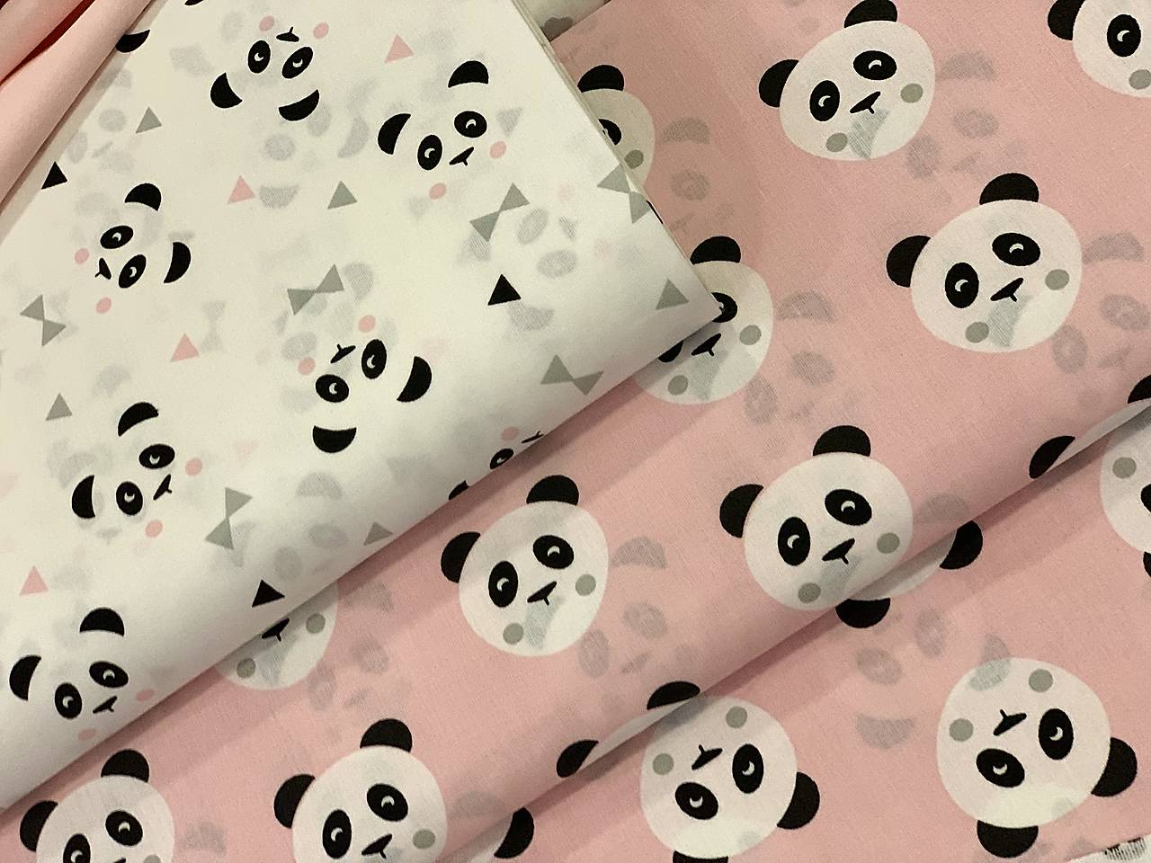 ❤️100% BAVLNA FRANCÚZSKO ❤️PANDA ❤️