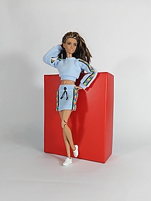 Hračky - Barbie mikina krátka č-8 - 15692548_
