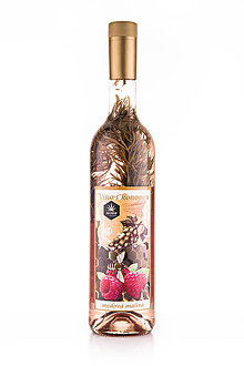 Alkoholické nápoje - Víno s konopou - medová malina - 15694528_