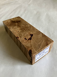 Polotovary - Stabilizované drevo JAVOR - 15694358_