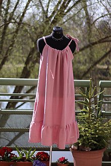 Šaty - Gázové šaty - lila - 15695167_