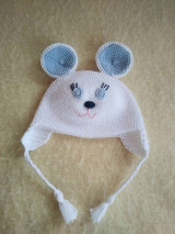 Detské čiapky - Čiapočka myška - 15697178_