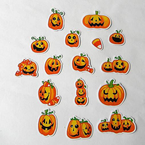Papier - Halloween-samolepky  - 15697057_
