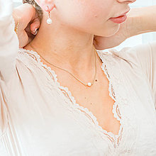 Náhrdelníky - Náhrdelník navždy s perlou v retiazke - 15699524_