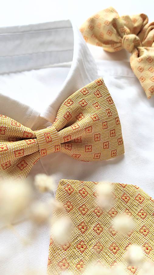 Žltý kvetinkový set