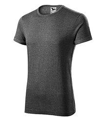Polotovary - Pánske tričko FUSION čierny melír M1 - 15699137_