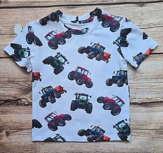 Detské oblečenie - Tričko -  Traktory - 15701600_