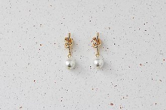 Náušnice - Svadobné perlové náušnice - 15701404_