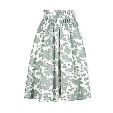Sukne - ELA - áčková sukňa s vreckami (04_sivé fľaky) - 15701435_