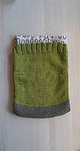Úžitkový textil - Cestovný obal na knihy - Lesný - 15701834_