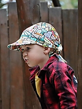 Detské čiapky - Letný detský šilt milujeme Slovensko farebný - prémiová bavlna - 15704018_