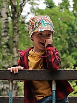 Detské čiapky - Letný detský šilt milujeme Slovensko farebný - prémiová bavlna - 15704020_