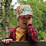 Detské čiapky - Letný detský šilt milujeme Slovensko farebný - prémiová bavlna - 15704021_