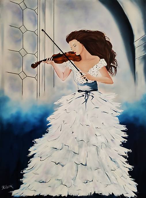 Žena s husľami