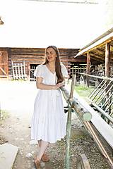Šaty - Ľanové šaty VERONIKA - 15706424_