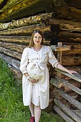 Šaty - Bavlnené upcyklované šaty ELIZABETH - 15706472_