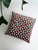 Úžitkový textil - Retro relaxačný vankúš so špaldou a levanduľovými kvetmi - 15705985_
