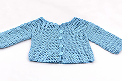 Detské oblečenie - Modrý svetrík BAVLNA - 15705029_