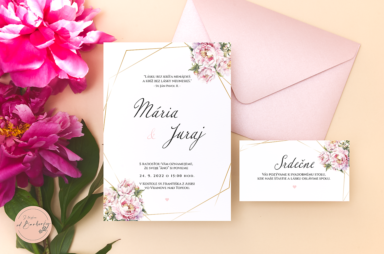 Svadobné oznámenie C#05