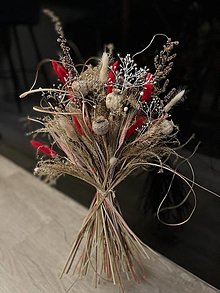 Dekorácie - Kytica zo sušených kvetov, veľ.L - 15708692_