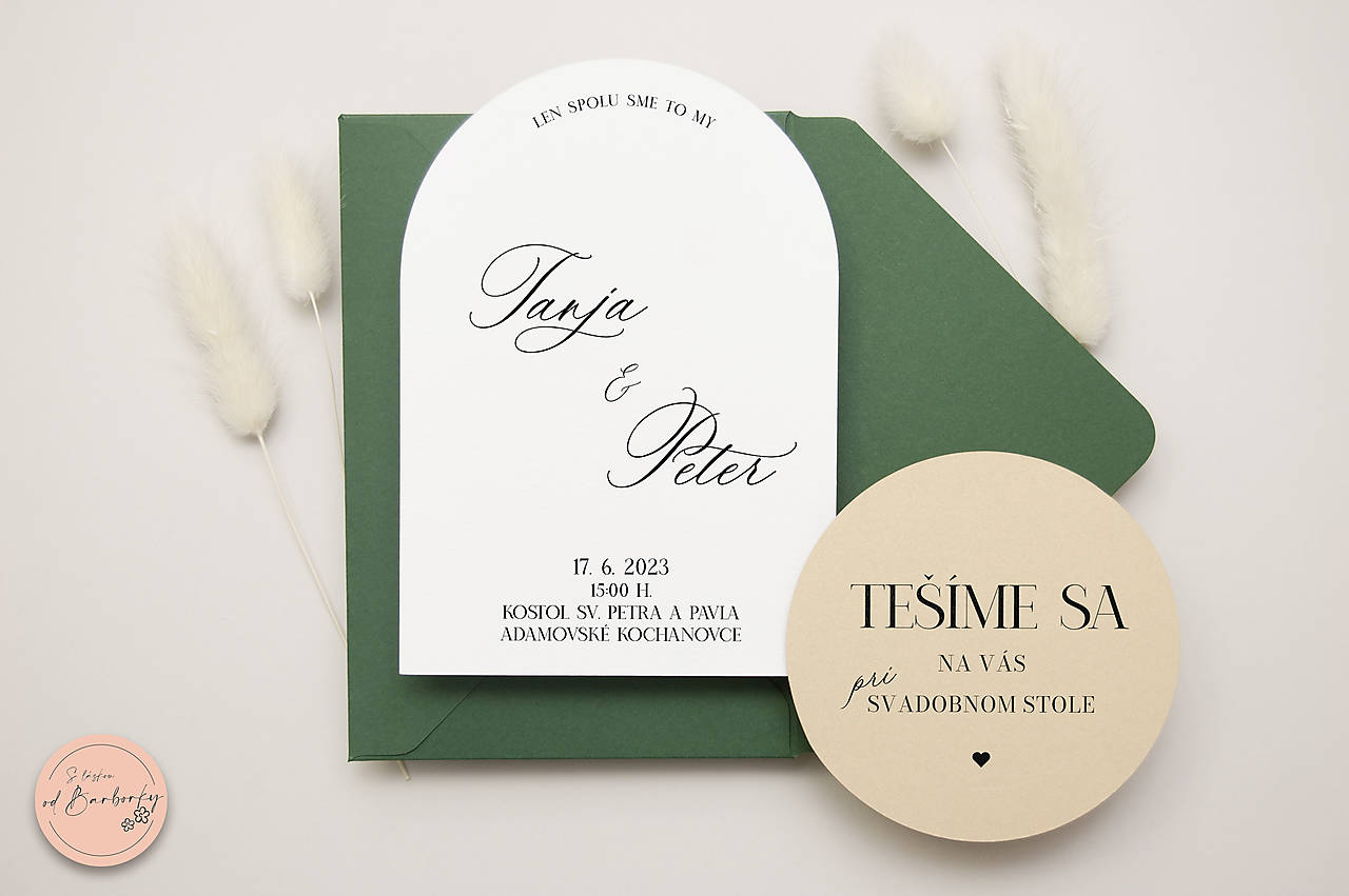 Svadobné oznámenie B#51