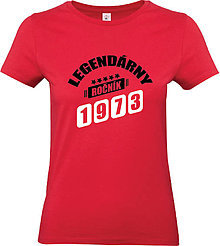Topy, tričká, tielka - Legendárny ročník .......... dámske (XL - Červená) - 15708389_