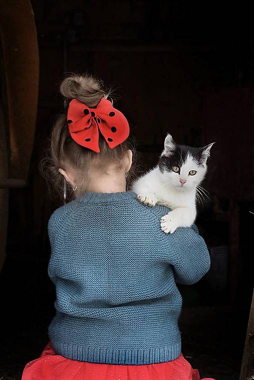 Ľanová mašľa Lienka