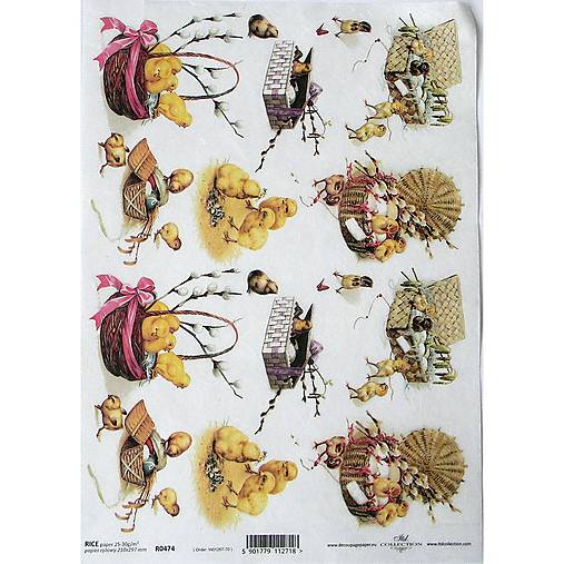 Papier - Ryžový papier R0474 - 15708080_