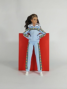 Hračky - Barbie mikina s kapucňou a vreckom č-8 - 15708313_