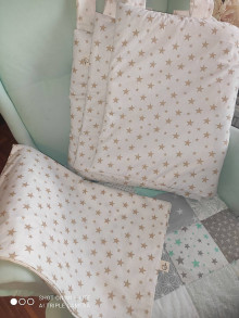 Úžitkový textil - Zástena  za posteľ a prehoz - 15709315_