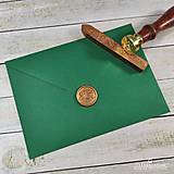Papiernictvo - Obálky na svadobné oznámenia - Zelená C6 - 15709628_
