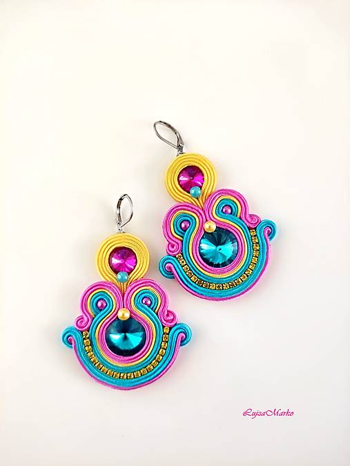 Náušnice - Letné náušnice Anabela - 15710626_