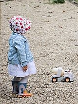 Detské čiapky - Letný detský čepiec čerešne prémiová bavlna - 15712144_
