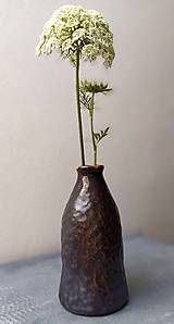 Dekorácie - Váza- Antracit - 15711819_