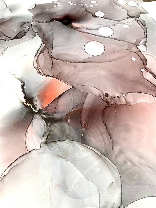 Obrazy - Alkoholový ink - 15711548_