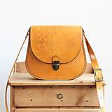 Kabelky - Kožená retro kabelka *Honey&Cordovan* - 15713314_