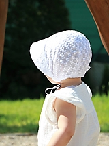 Detské čiapky - Letný detský čepiec madeira Zoe - 15716579_