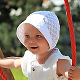 Detské čiapky - Letný detský čepiec madeira Zoe - 15716586_