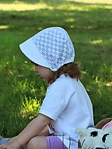 Detské čiapky - Letný detský čepiec madeira Zoe - 15716587_