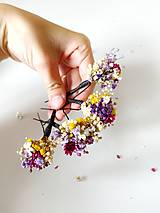 Ozdoby do vlasov - Slamienkové vlásenky "keď leto kvitne"  - 15716033_