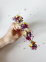 Ozdoby do vlasov - Slamienkové vlásenky "keď leto kvitne"  - 15716034_