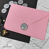 Obálky na svadobné oznámenia - Ružová C6