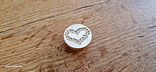 Nástroje - Kovové pečatidlo - Pečať (Srdce) - 15717547_