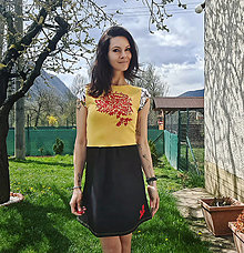 Šaty - Šaty Yellow Denim M - 15717896_