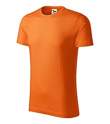 Polotovary - Pánske tričko NATIVE GOTS oranžová 11 - 15717429_