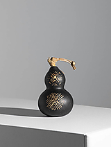 Dekorácie - Gourd #G10 | Kalabasa, prírodná drevená dekorácia - 15719491_